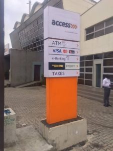 Access Bank signage manufacturer
