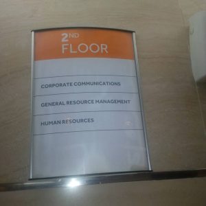 First floor signage manufacturer